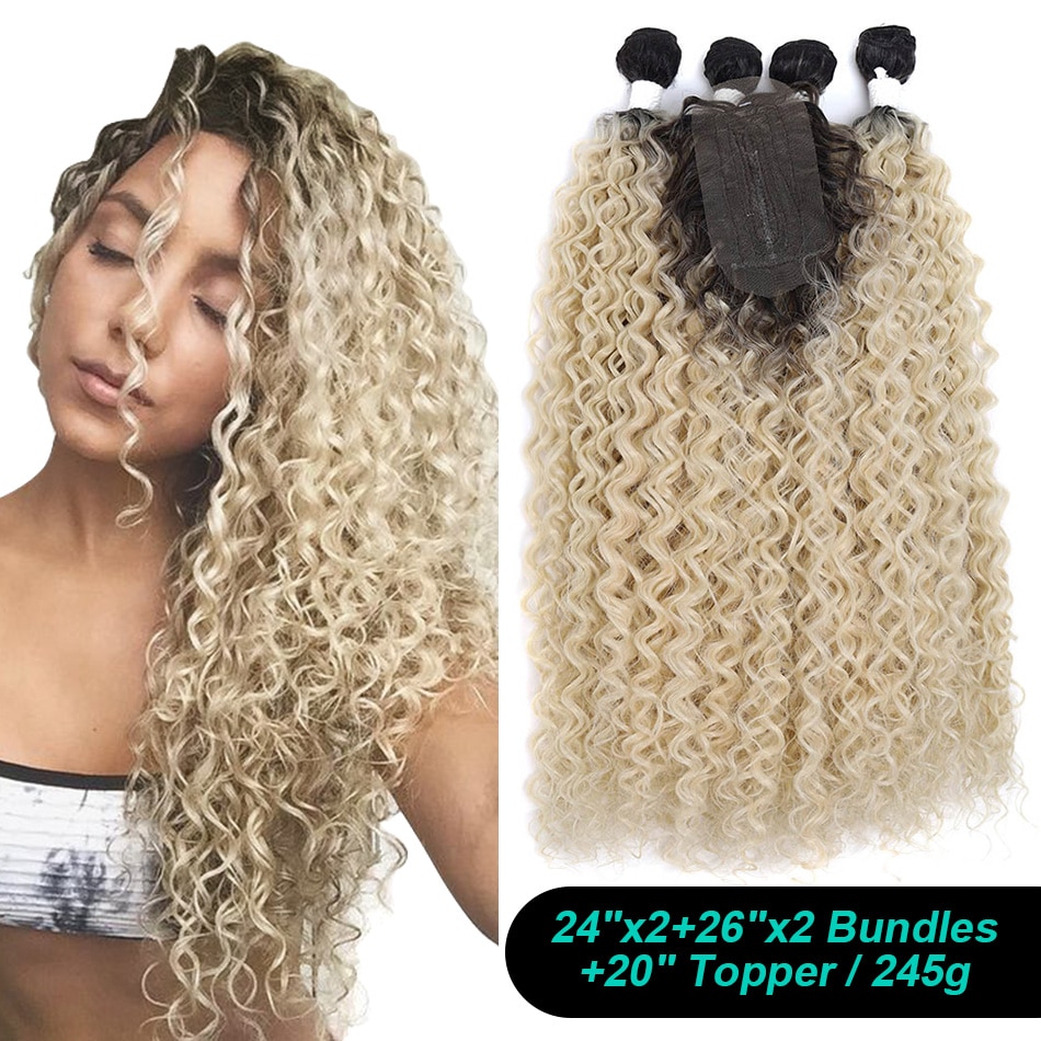 Ŭ ø ͽټִ  ̺   African Curls Wave Bundles 24 4 + 1/32 6 + 1   ռ
